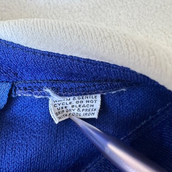 Alfred Weber 60s Vtg Dress Mod Size 8/S Geometric Multicolor Long Sleeve Gogo - Picture 12 of 16